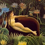 Painting: The Dream, Henri Rousseau