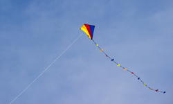 flying kite