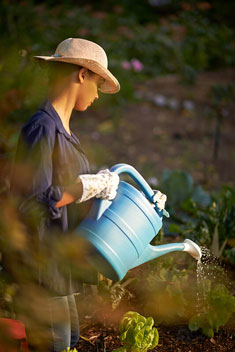 Sabian Symbol Taurus 11: Woman sprinkling flowers