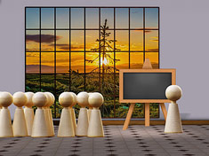 Sabian Symbol for Capricorn 12: A student of nature lecturing